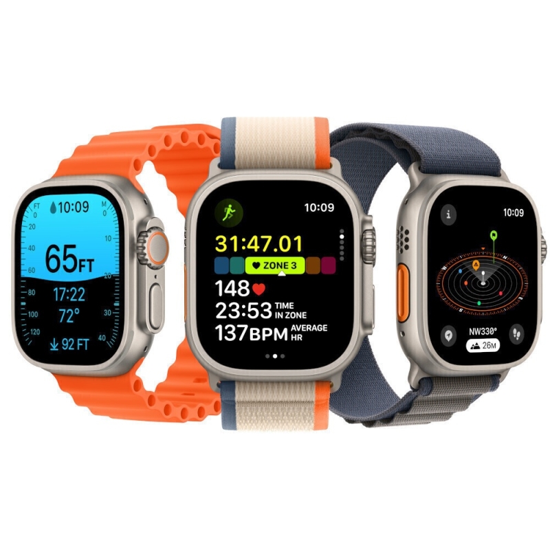 Apple Watch Ultra 2 49mm Αδιάβροχο με eSIM και Παλμογράφο OPEN BOX