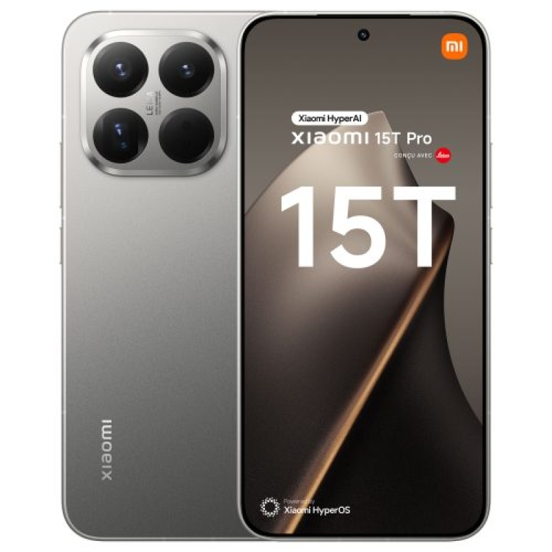 Xiaomi 15T Pro 12GB Ram 512GB Silver Gray 5G -EU