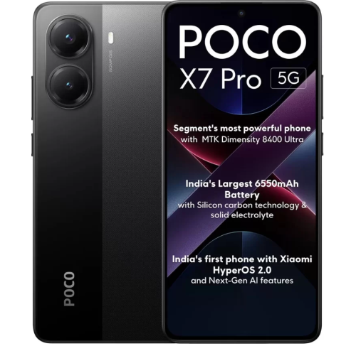 Xiaomi Poco X7 Pro 12GB Ram 512GB Black 5G-EU