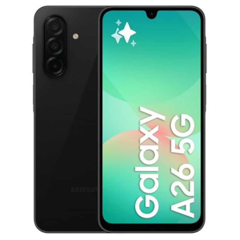Samsung Galaxy A26 A266 6GB Ram 128GB Dual Sim Black 5G- EU