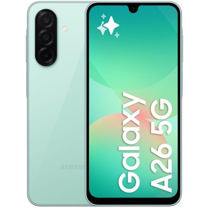 Samsung Galaxy A26 A266 6GB Ram 128GB Dual Sim Mint Green 5G- EU