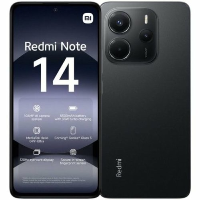 Xiaomi Redmi Note 14 8GB Ram 256GB NFC Black-EU